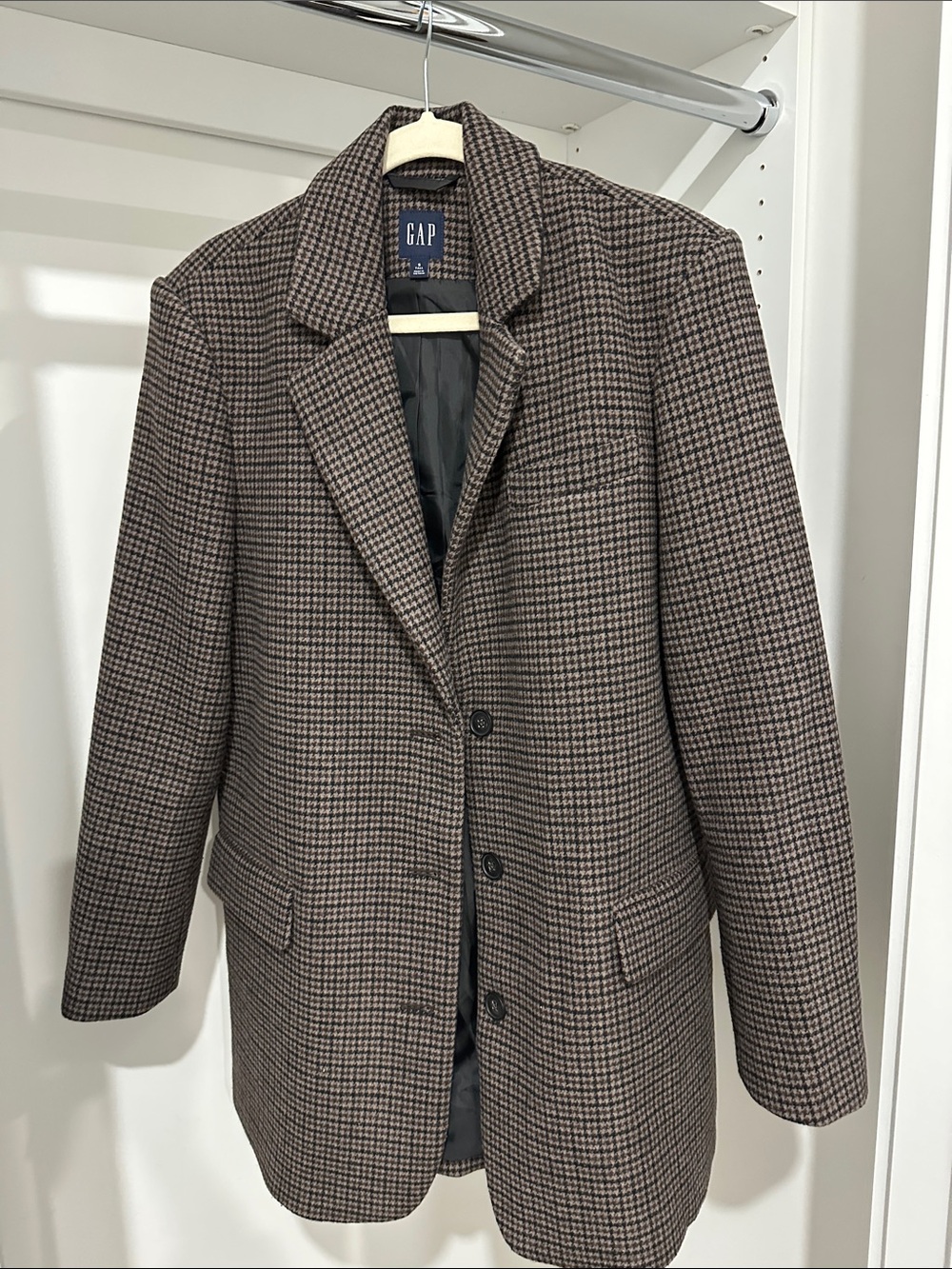 GAP Men's Brown & Black Houndstooth Sport Coat